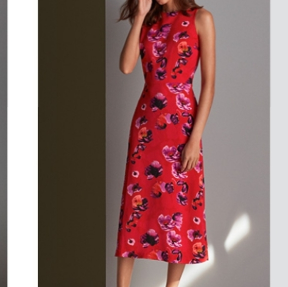 BANANA REPUBLIC STUNNING FLORAL DRESS - Picture 1 of 8